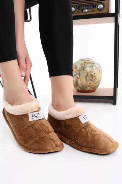 UCC Women's Woolen Winter Plush Home Pantufu Home Shoes