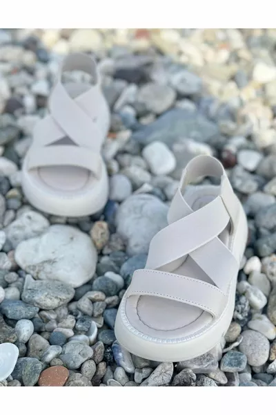 Сандали за момичета, детски сандали с ластик