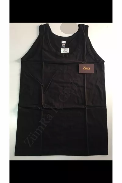 Débardeur peigné 3 pièces noir pour hommes