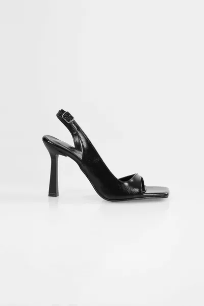 Tobian Black Shiny Heels für Damen