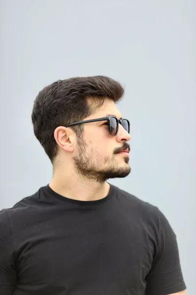 Black Glass Black Frame Unisex Glasses