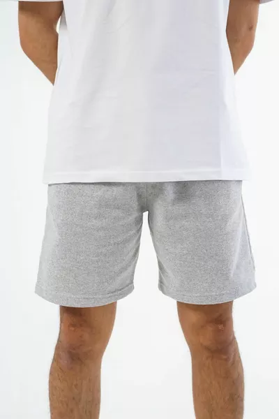 Herren Regular Fit Straight Grey Shorts