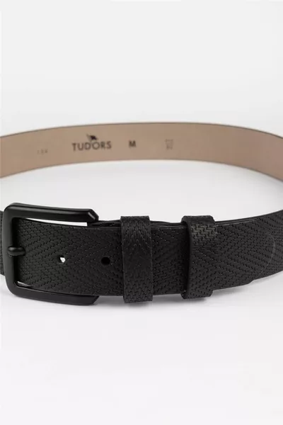 Erkek 4 Cm Spor Siyah Kemer