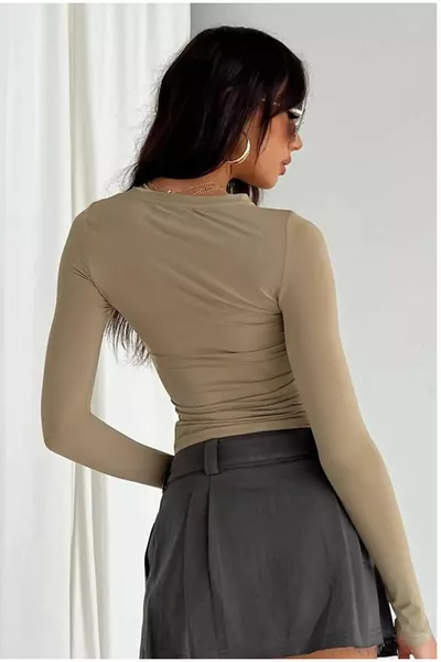 Body a maniche lunghe Crew Neck Basic