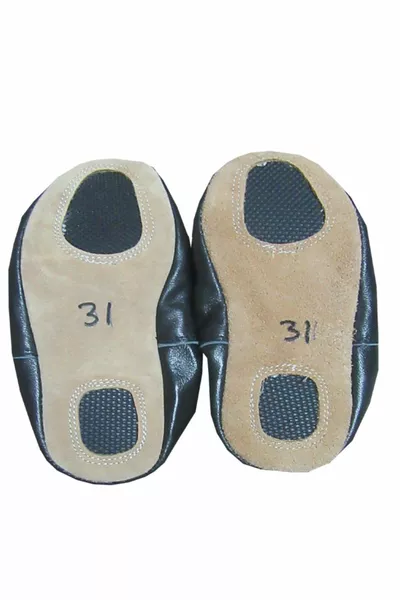 Lederen Pisipisi Zwarte Kleur Lederen Zool Anti Slip Ballet Schoenen
