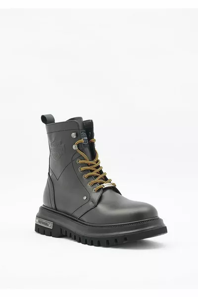 أحذية رجالية جلدية سوداء Dearıe