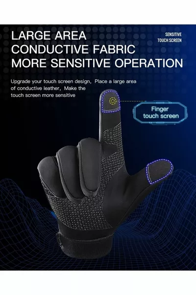 قفازات شاشة تعمل باللمس شاشة تعمل باللمس قفاز قفازات للماء مقاومة للماء ضيق المياه