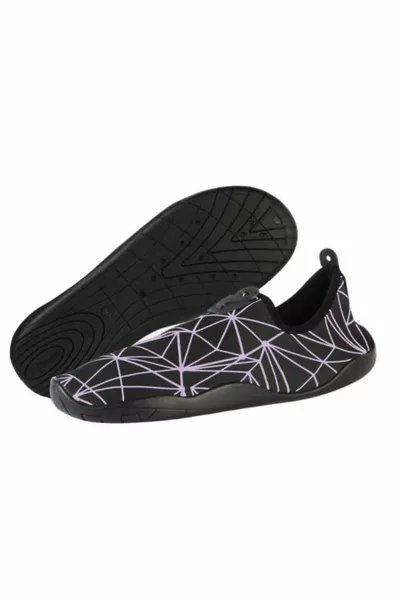 Prisme noir lilas chaussures de mer,Chaussures de plage,Chaussures de piscine,Design flexible