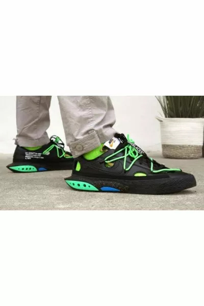 Blazer Low X Off-Weather Shoes Nero Verde  Sneakers da uomo