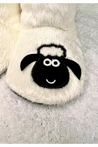 Агнешка тема, Домашни ботуши, Бебе, Детски ботуши, Ботуши с неплъзгаща се подметка, Плюшен