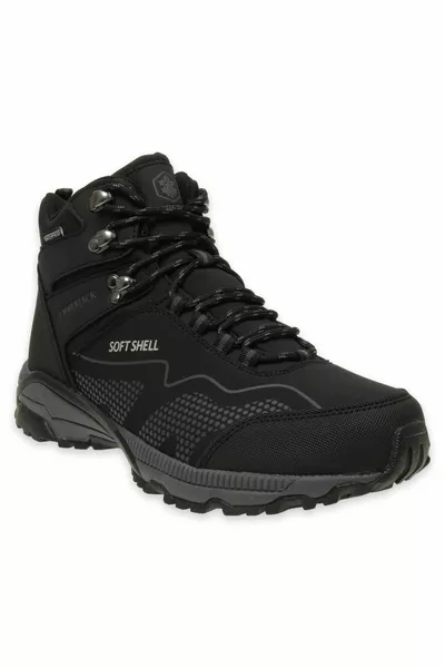 Eagle-Hi-M Outdoor Waterproof Black Men's Boots