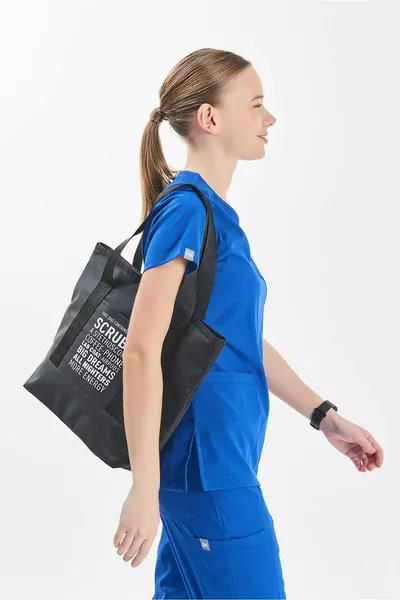 Muutos Medical Uniform - Nurse Uniform - Doctor Gown - Black Color Seizure Bag,