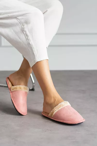 Modafrato Puffi داخلي صوفي منزل للجنسين شباشب شتوية