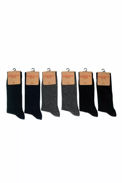 Viscose Seamless Men's Socket Socks 4 Seasons 6 Pcs