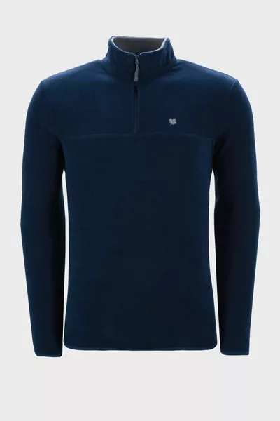 Vestibilità regolare Anti-pilling Anti-pilling Non-Feathering Bato Collare invernale pile polare da uomo 