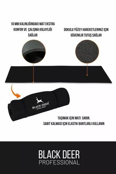 Tapis de camping de yoga Pilates ultra léger Tapis d’exercice Base antidérapante  cm  mm