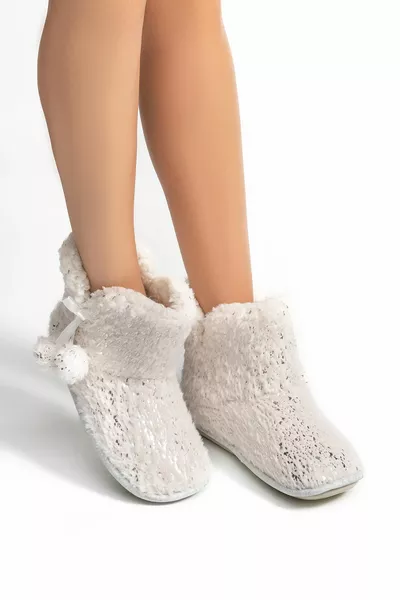 Glory Женские домашние сапоги бежевый /