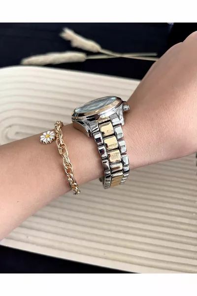 Parla Simple Montre-bracelet Femme Sans Pierres