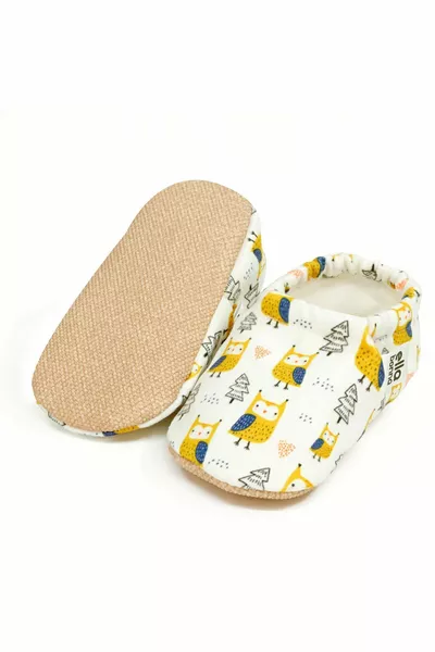 عدم الانزلاق وحيد الطيور طباعة الطفل الجوارب ، منزل الأحذية النعال الحضانة أحذية باندوف