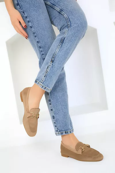 Mink Suede ballerina's voor dames 