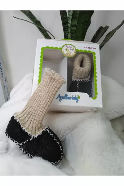 Детские пинетки из натуральной овчины