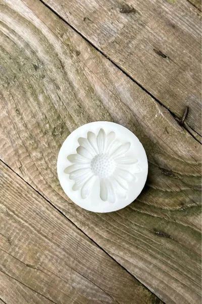 Moule à bougie en forme de fleur de marguerite (silicone) 1 pièce