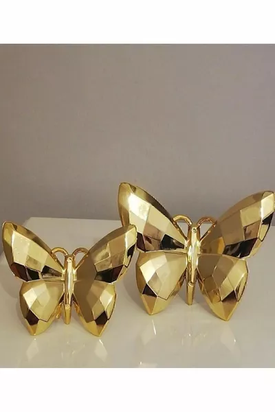 Figurine décorative papillon par paire