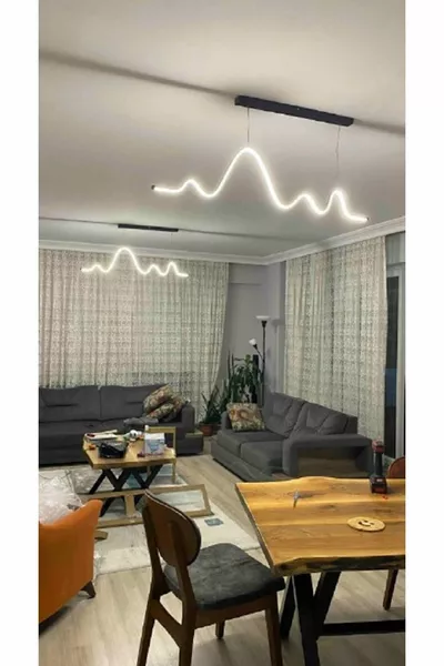 LED-Kronleuchter Hängeleuchte 3 Farben - Warm  cm