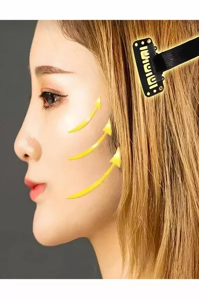 Pince à cheveux lifting visage botox femme couleur noire