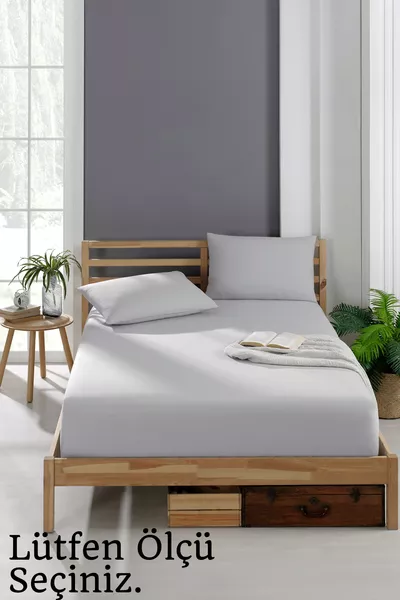 Комплект чаршафи с ластик Akfil с подплатена възглавница