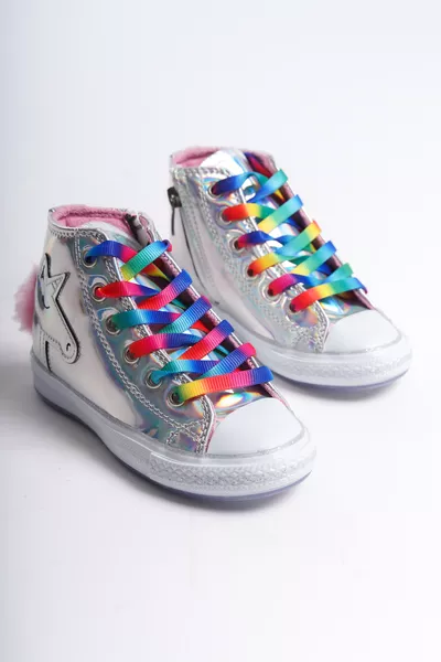 حذاء و حقيبة Solo للأطفال مع دعم تقويمي وحذاء رياضي يومي بطبعة وحيد القرن