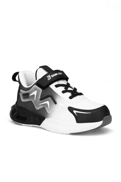 حذاء رياضي للأطفال DS Mirana أبيض وأسود