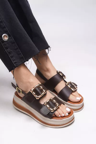 Sandali da donna Alyfarrel  Marrone