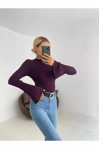 KADIN MERSERİZE İSPANOL KOL TRİKO