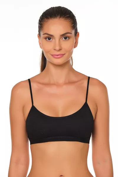 Soutien-gorge de sport féminin à fines bretelles avec rembourrage 