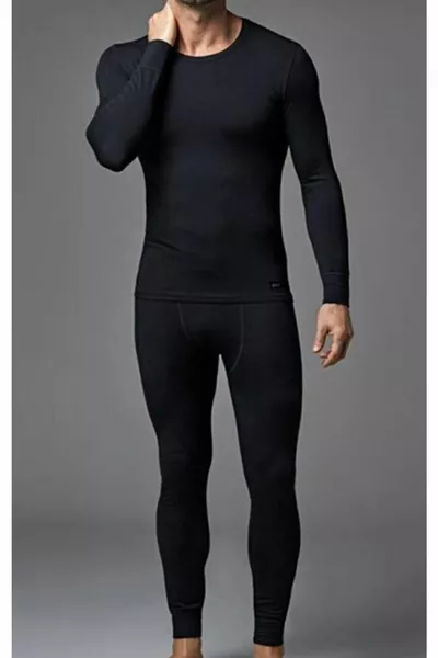 Men's Long Sleeve Thermal Top and Bottom Set