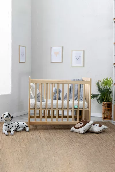 مرتبة أطفال أرثوبيدية صغيرة مع غطاء مريح مزدوج الوجه بسحاب