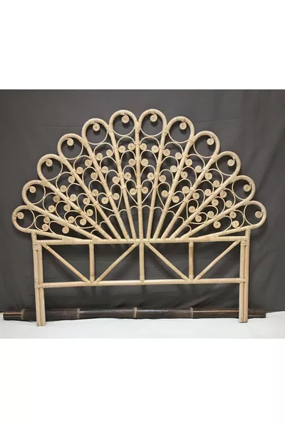 Bambu Çift Kişilik Yatak Başlığı
