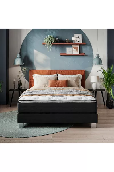 مرتبة يوكو إيليت بغطاء وسادة علوية ووسادة فيسكو