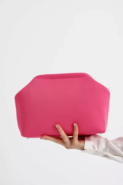 Heybes Dames Roze Clutch Portemonnee Handtas