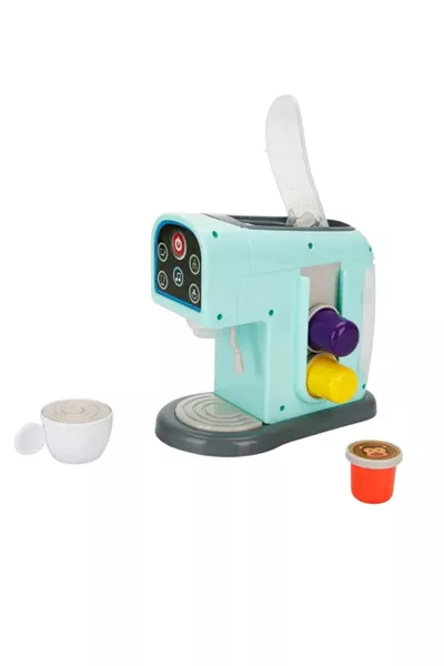 آلة قهوة كبسولية بصوت وضوء مع مجموعة مطبخ