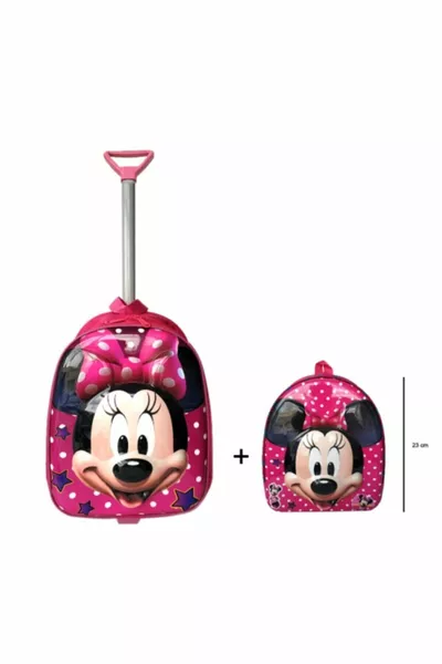 Preschool Bag Set Trolley Bag - Mini Backpack Minnie Mouse Minnie Set