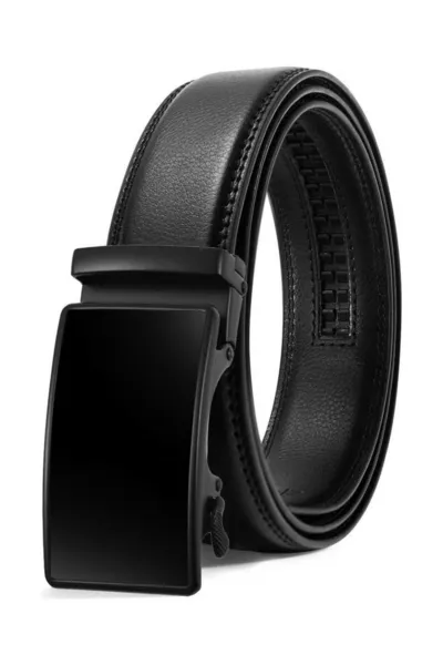 Automatic Black Buckle Holeless Classic Men's Belt