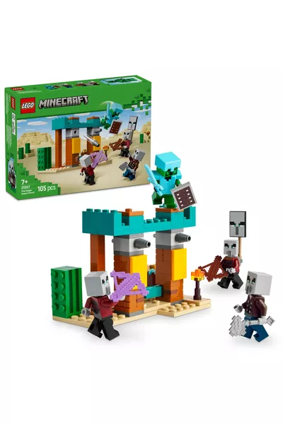 ® Minecraft® Villaggio Vagabondo Carovana del Deserto + Set Creativo per Costruzioni di Giocattoli (Pezzo)