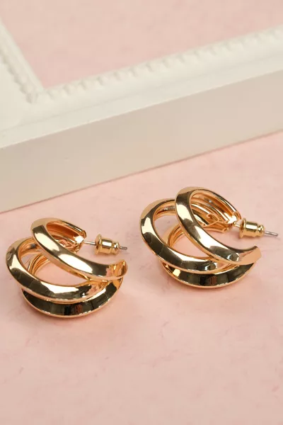 Women's Stainless Steel Non-Fading Earrings with Warranty and Receipt