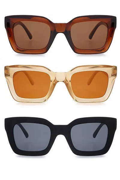 نظارات شمسية نسائية 3 في 1