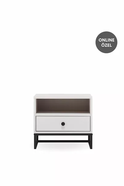 Kalinsta Nachtkastje - Wit