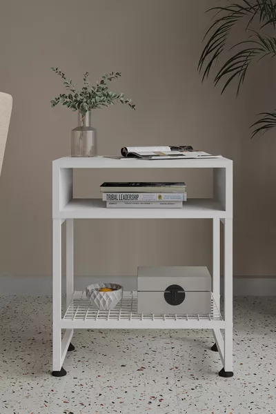 Table de chevet en métal Armoni