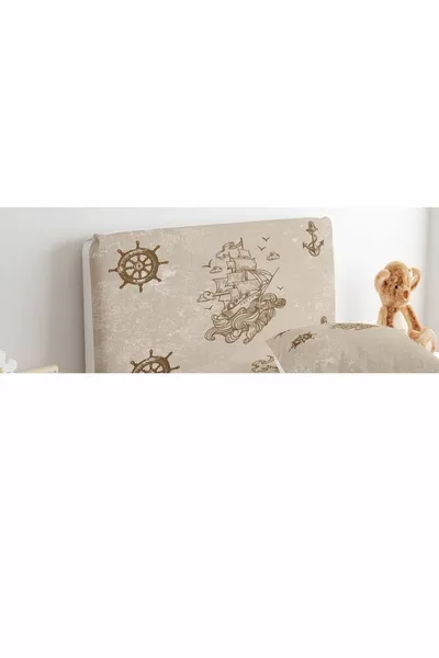 غطاء رأس السرير بمواضيع السفن والبحر