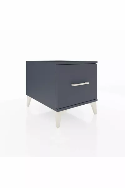 Kronos Komodin Tek Çekmeceli  Antrasit-Antrasit